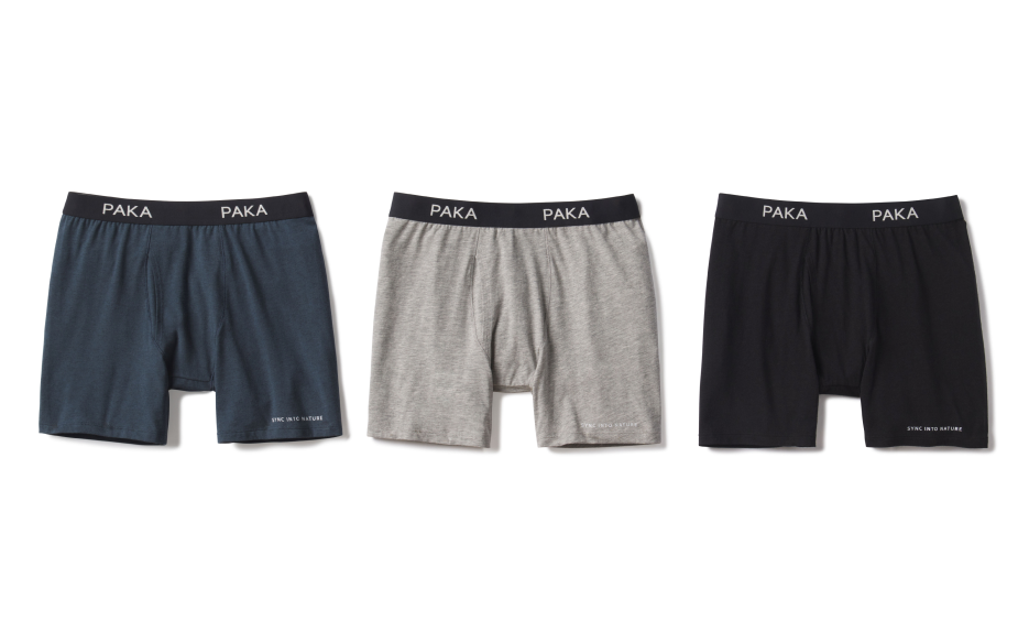 Our men's underwear in blue, gray and black