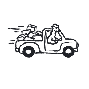 Shipping truck icon