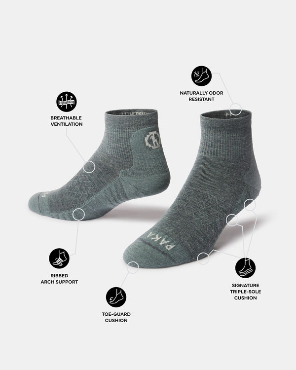 Trail 1/4 Crew Socks