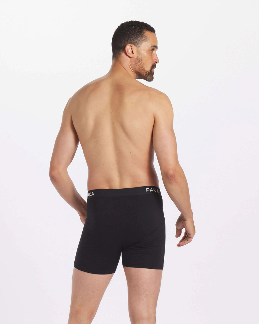 Back shot of Men's briefs black