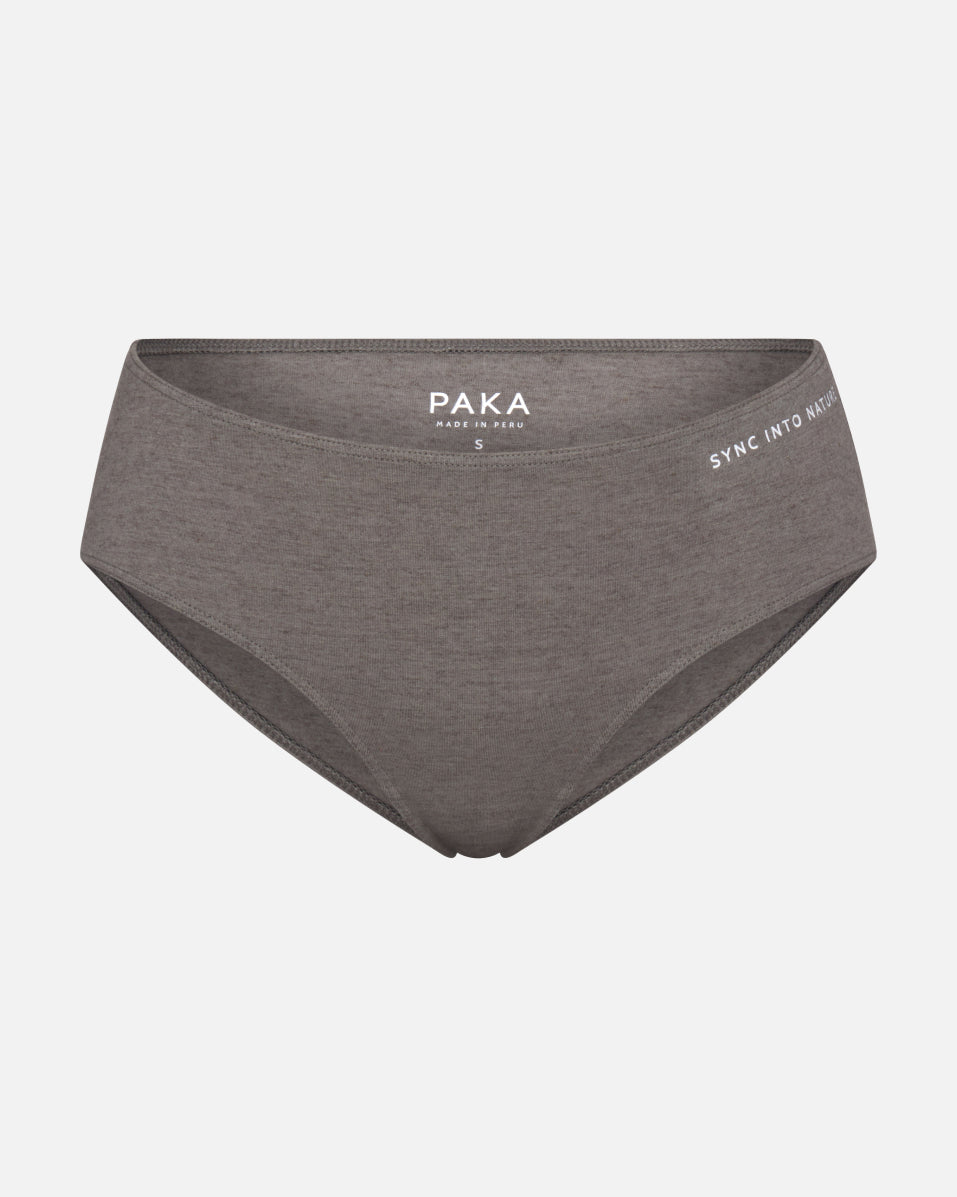 grey women's alpaca underwear 
