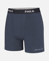 Men's blue alpaca briefs underwear flat lay
