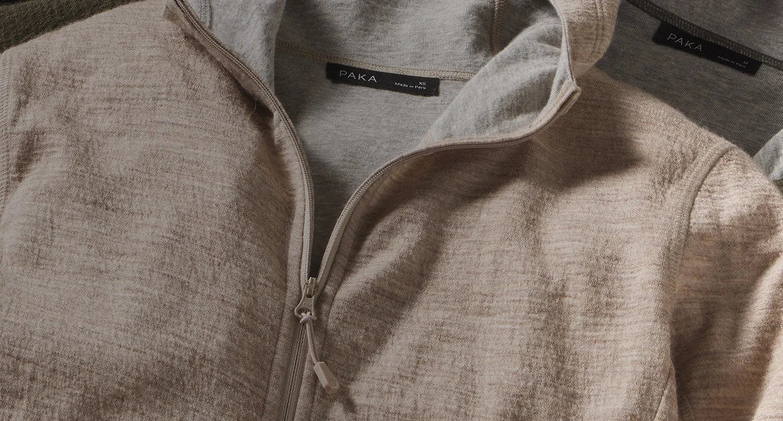 ☺︎aaa☺︎ Men's Breathe Full Zip Hoodie – Alpaca Zip-Up Hoodie – PAKA®
