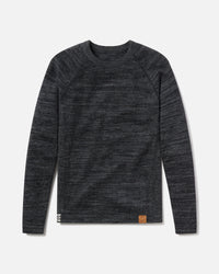 Charcoal / Dark Grey Crewneck Ethical Alpaca Wool Sweater - PAKA The Original Crew