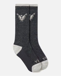 Charcoal / Dark Grey Condór Alpaca Socks from Peru – PAKA Apparel