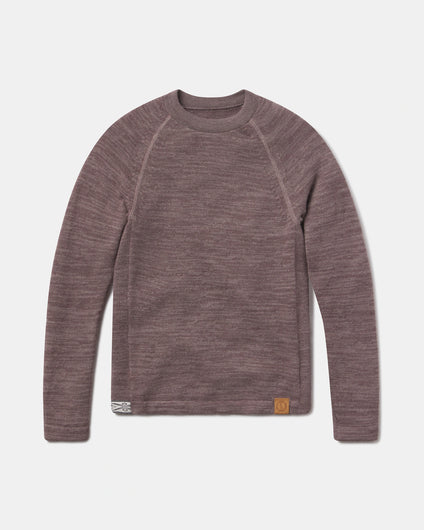 The Original Crew Flint / Light Brown Alpaca Sweater from Peru – PAKA Apparel