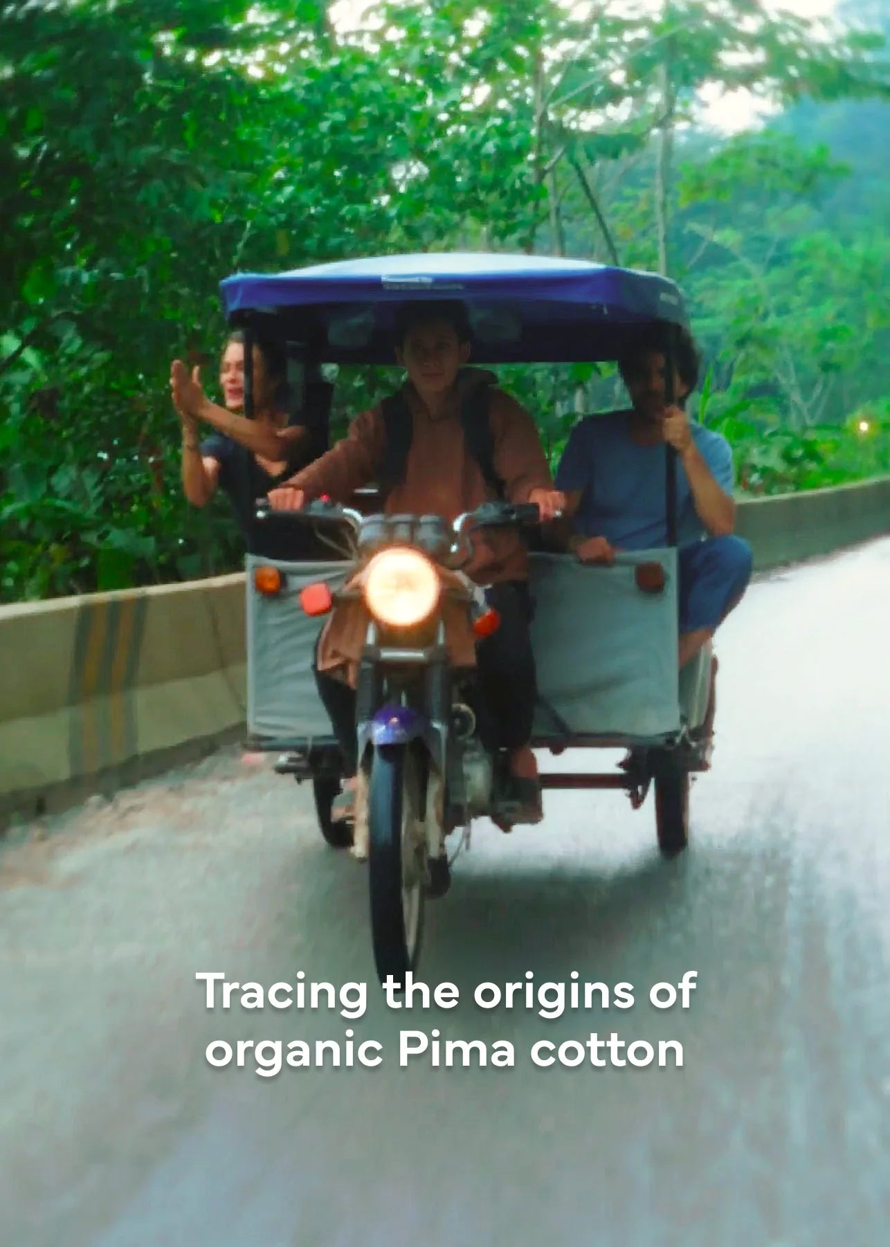 Load video: Follow along with Nathalie Kelley, Peruvian-Australian actress and environmental activist, as she explores the origin and journey of the organic Pima cotton used in our Essential underwear and tees.