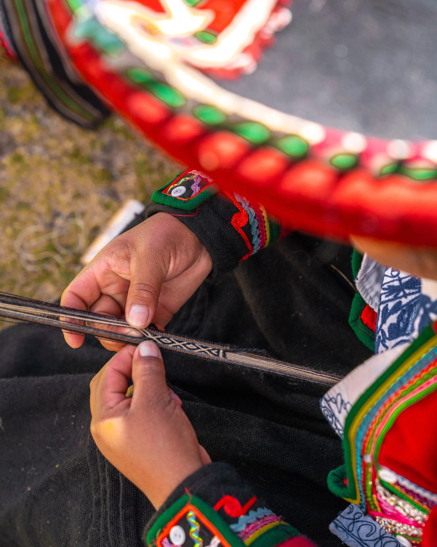 Quecha Pattern Handwoven Quechua Alpaca Bracelets from Peru – PAKA®