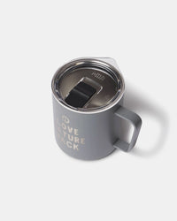 PAKA Love Nature Back Miir Gray mug with a lid on a white background