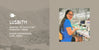 Graphic showing a PAKA team member profile card with a portrait on the right and a short bio with the member’s name visible on the left