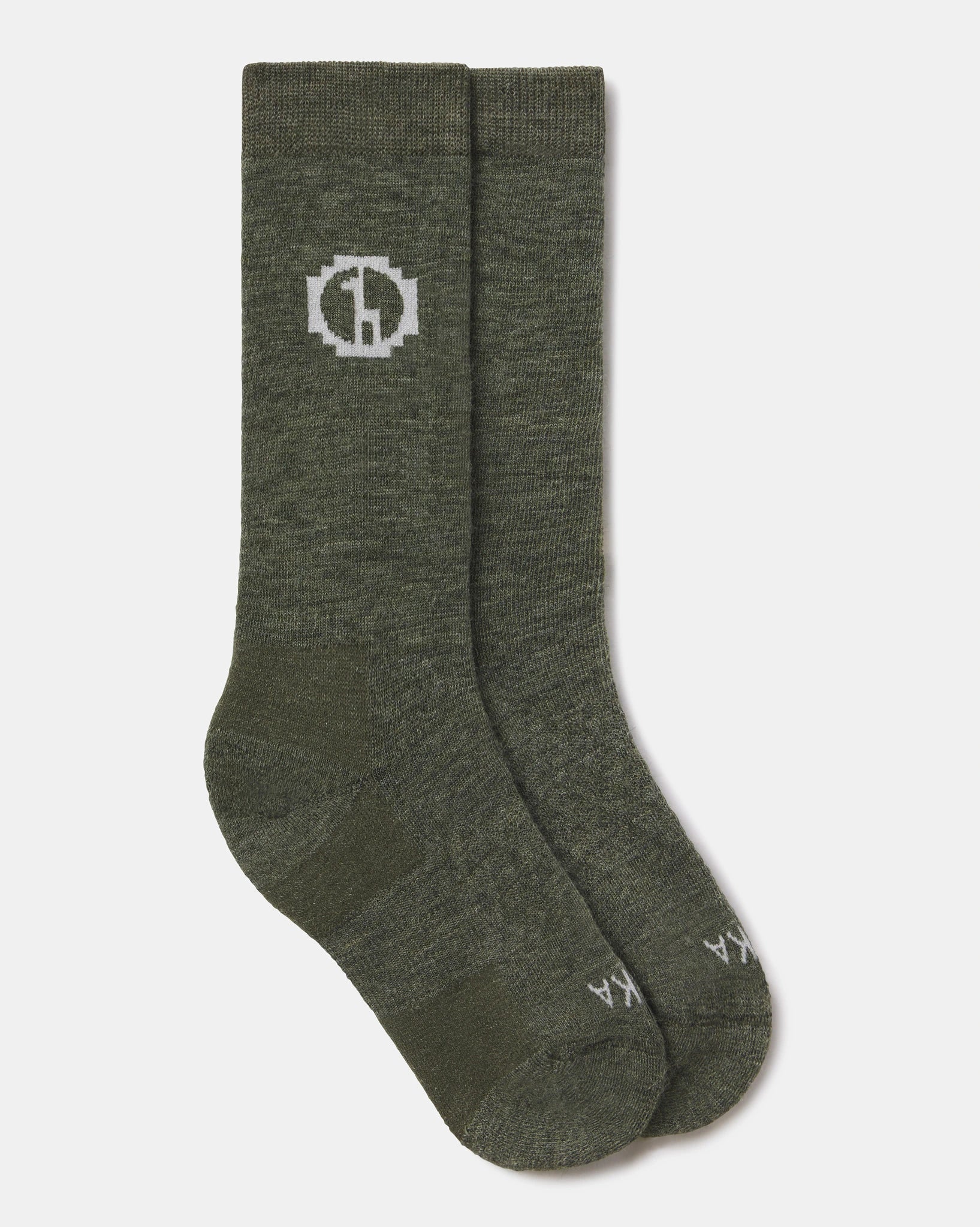 Essential Melange Crew Socks – Two-Tone Alpaca Socks