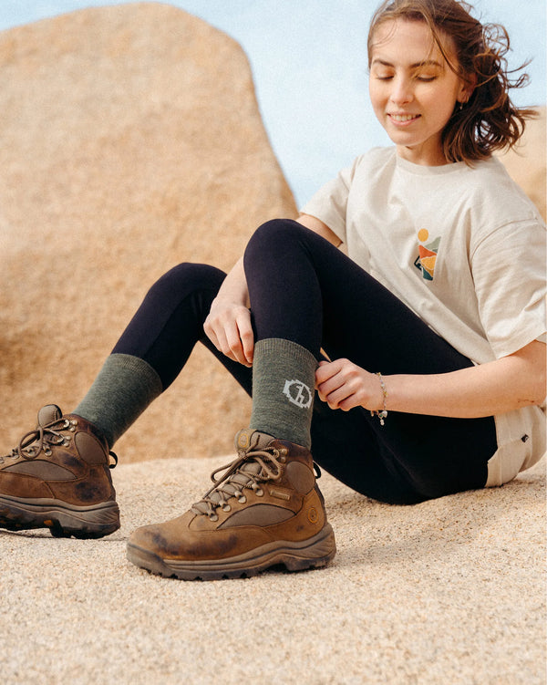 Essential Melange Crew Socks