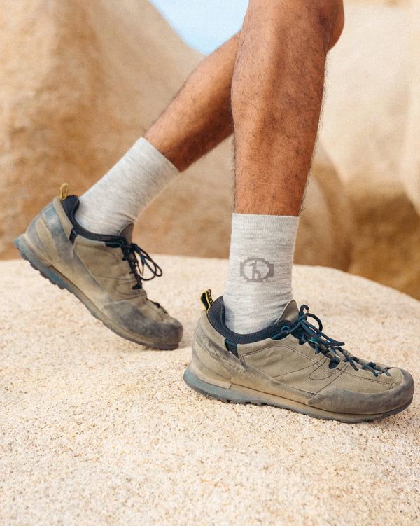 Essential Melange Crew Socks