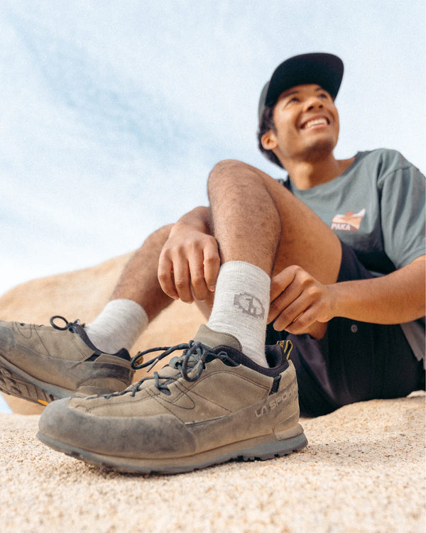 Essential Melange Crew Socks