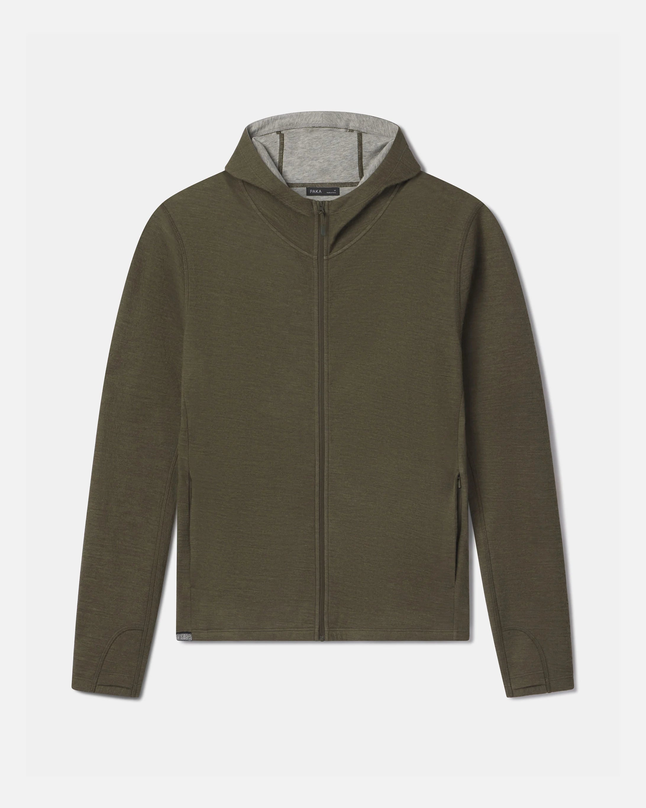 Men's Breathe Full Zip Hoodie – Alpaca Zip-Up Hoodie
