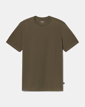 Andean Moss / Dark Green Essential Tee Men's Ethical Pima Cotton and Alpaca T-Shirt – PAKA Apparel