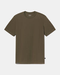 Andean Moss / Dark Green Essential Tee Men's Ethical Pima Cotton and Alpaca T-Shirt – PAKA Apparel