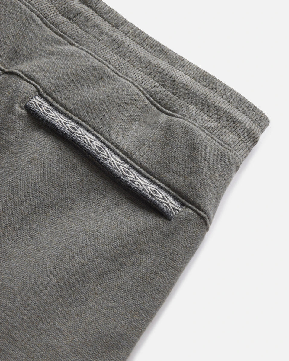 Close-up photo of the handwoven Inca ID on Paka Joggers