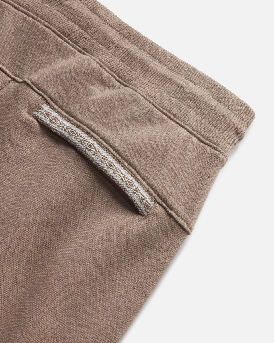 Close-up photo of the handwoven Inca ID on Paka Joggers