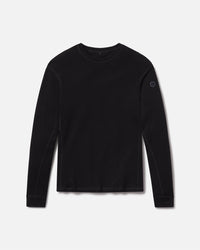 Men's Black Alpaca Wool Thermal Baselayer Shirt Top for Skiing, Snowboarding and Winter Hiking – PAKA Apparel