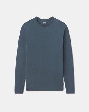 Men's Aire Soft Alpaca Long Sleeve Shirt in Navy – PAKA Apparel