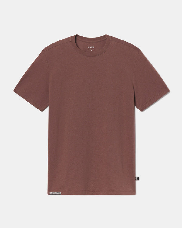 Mauve Essential Tee Men's Breathable Pima Cotton and Alpaca T-Shirt – PAKA Apparel