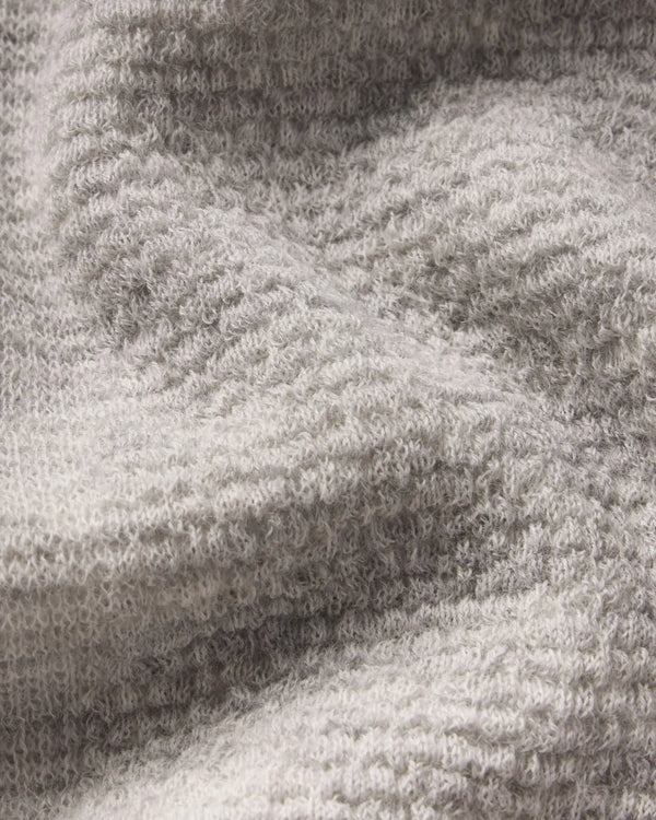 Close-up of a textured  Light Grey fabric surface