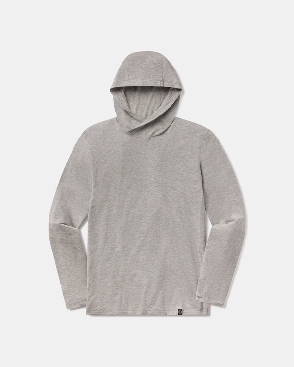 Heather Grey Sol Men's Tencel and Alpaca Sun Hoodie – PAKA Apparel