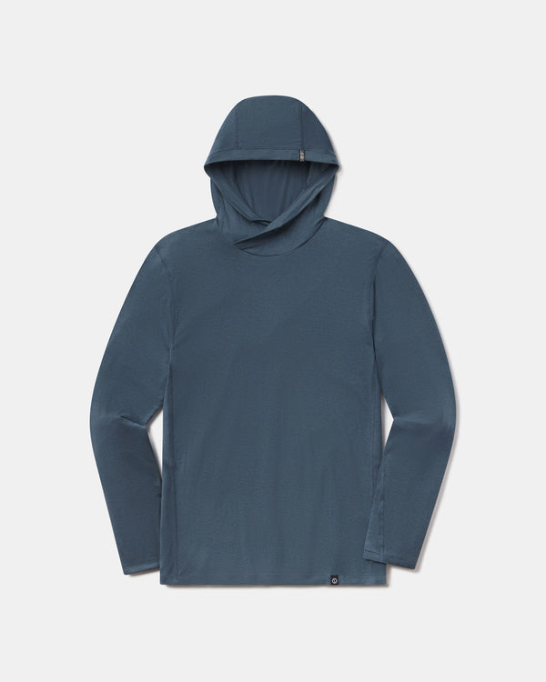 Navy Sol Men's Alpaca and Tencel Sun Hoodie – PAKA Apparel