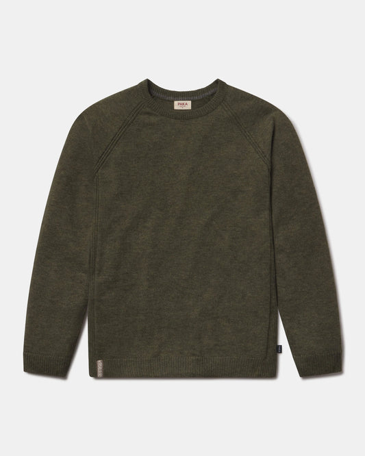 Andean Moss / Light Green Men's Ultralight COOLPLUS Alpaca Crewneck Sweater for Summer – PAKA Apparel