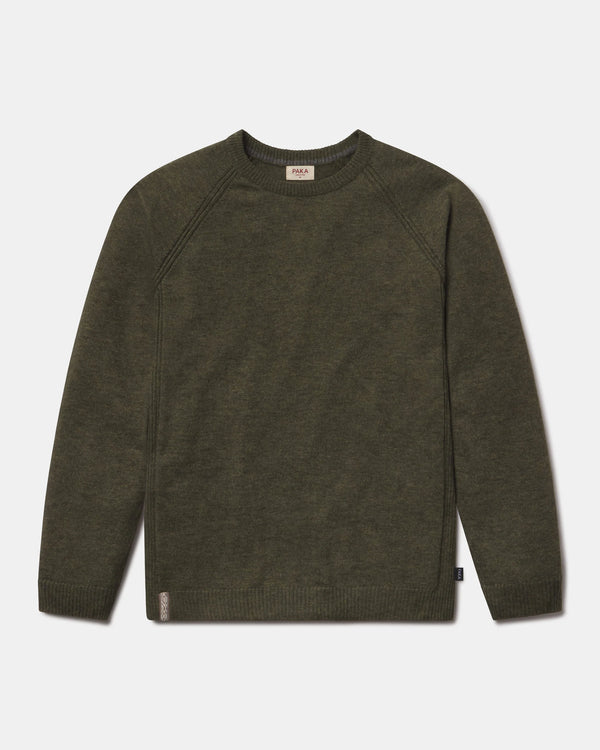 Andean Moss / Light Green Men's Ultralight COOLPLUS Alpaca Crewneck Sweater for Summer – PAKA Apparel