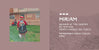 Feature graphic: portrait of a woman with headline “Miriam” and mauve panel introducing the women behind PAKA