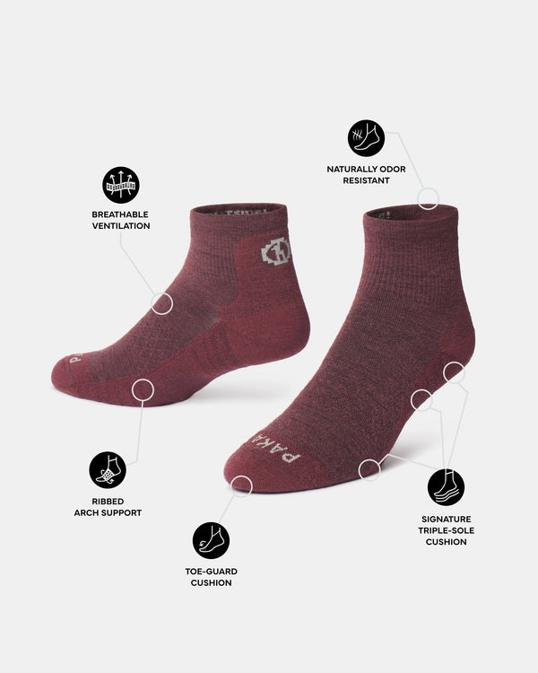 Trail 1/4 Crew Socks