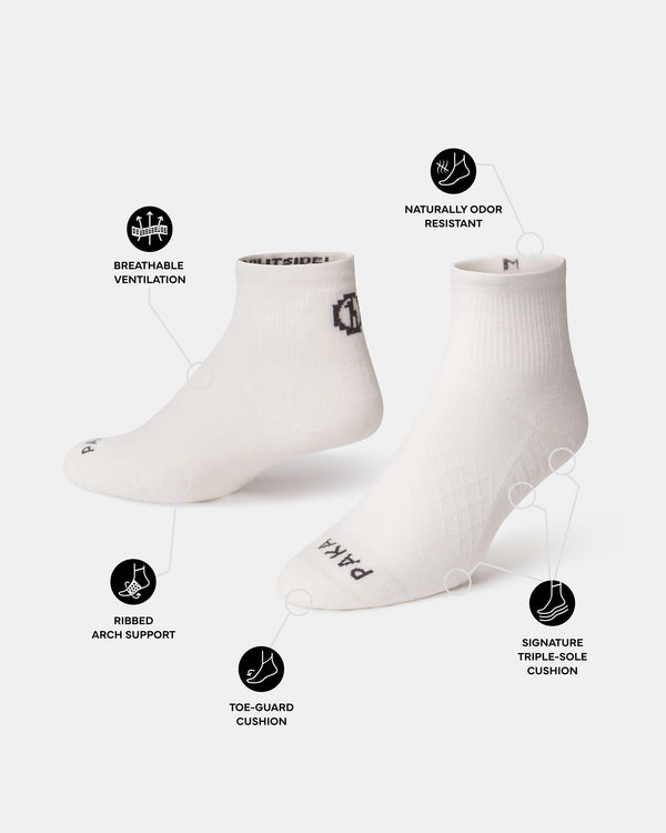 Trail 1/4 Crew Socks