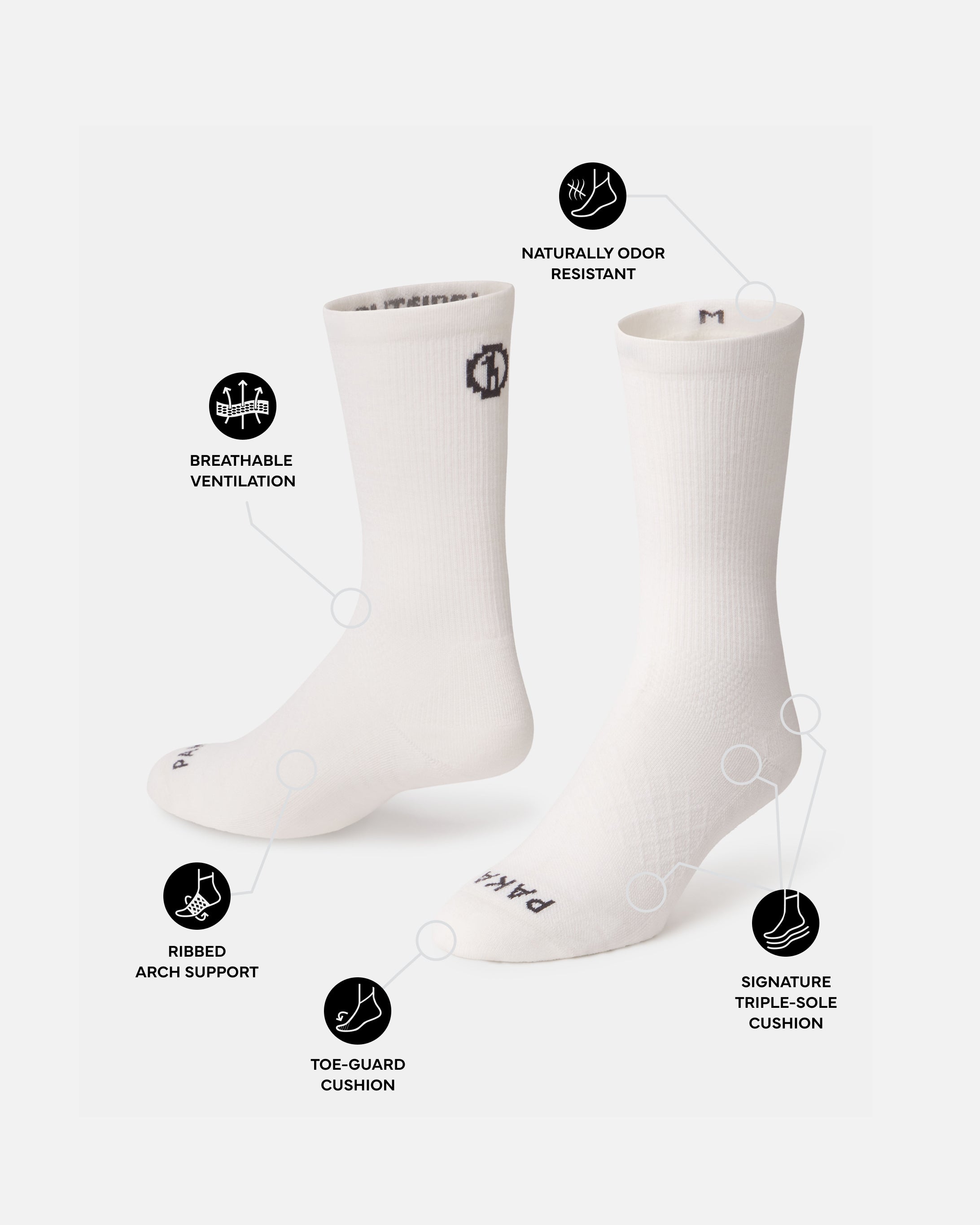 Trail Crew Socks – Alpaca Crew Hiking Socks – PAKA®
