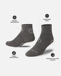 Trail 1/4 Crew Socks