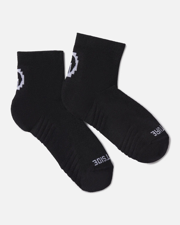 Black Trail Moisture Wicking Alpaca Wool Quarter Crew Socks for Hiking and Outdoor – PAKA Apparel