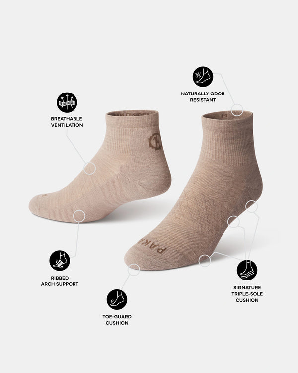 Trail 1/4 Crew Socks