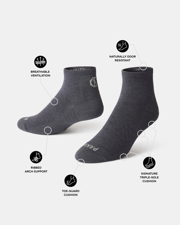 Trail 1/4 Crew Socks