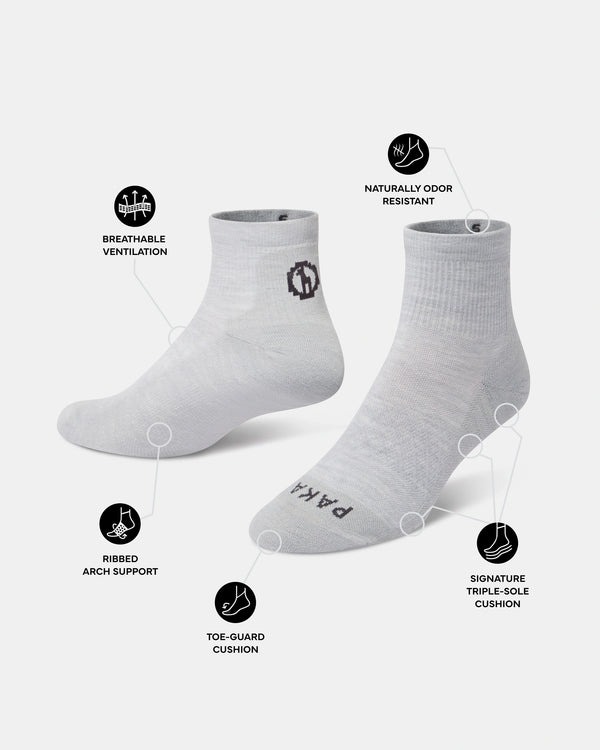 Trail 1/4 Crew Socks