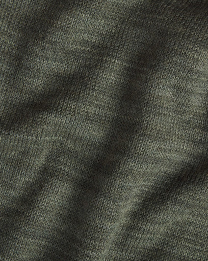 Close-Up of Alpaca Natural Fiber in The Hoodie Breathable Hiking Hoodie in Eucalyptus / Dark Green – PAKA Apparel