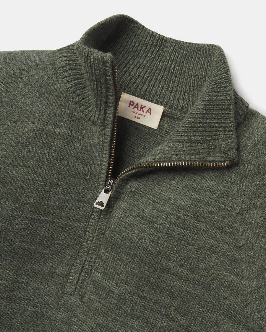 The Quarter Zip – Alpaca Wool Quarter Zip Sweater – PAKA®