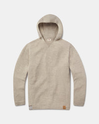 Beige hoodie on a light gray background