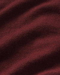 Close-up of dark red fabric texture