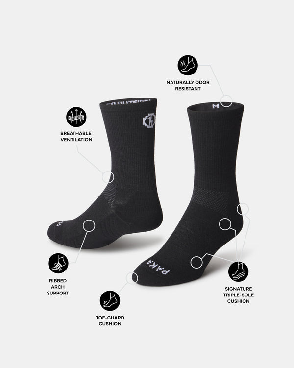 Trail 3/4 Crew Socks
