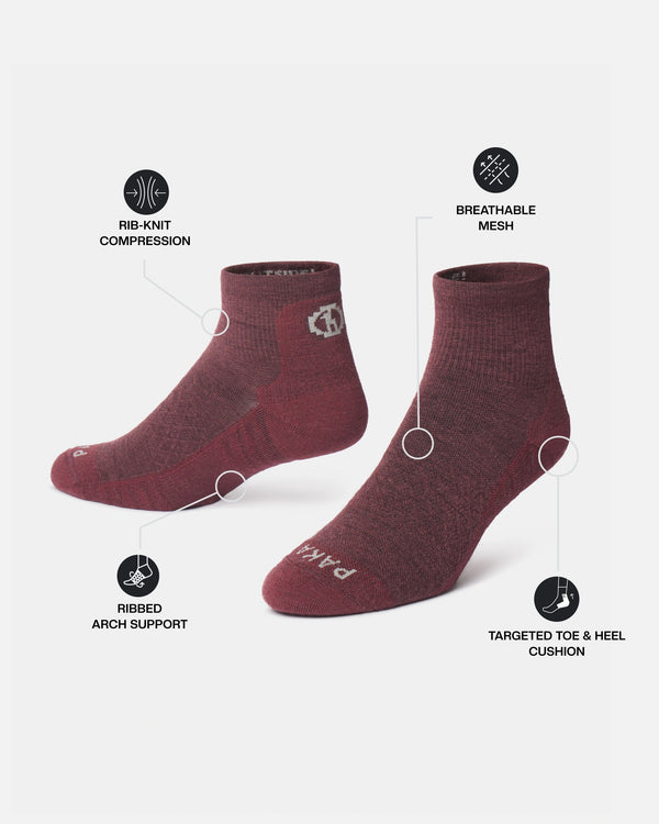 Trail 1/4 Crew Socks
