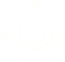 Symbol of a water droplet to represent water resistance