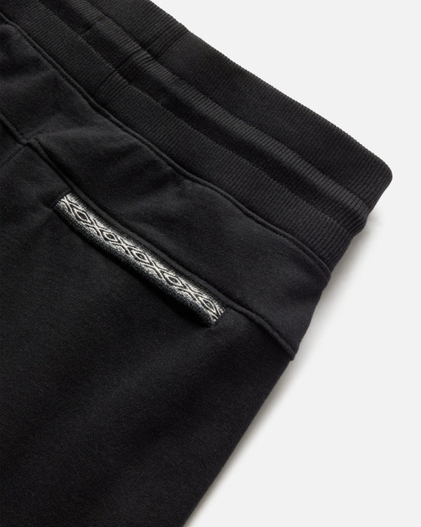 Close-Up of Handwoven Inca ID on Women's Natural Jogger Pants in Black  – PAKA Apparel