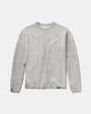 Women's Mountain Crew Sweater in Light Grey on a white background
