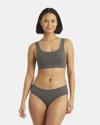 Megan is 5'8, chest 32", waist 25" and hips 36" and wearing a size XS.